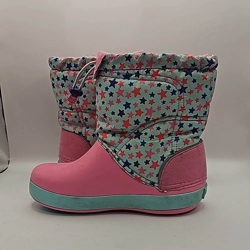 Crocs - CB LODGEPOINT GRAPHIC WNTRBT Pink / Blue size 12c